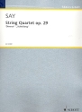 String Quartet op. 29 fr Streichquartett Partitur und Stimmen