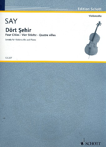 Drt Sehir op. 41 fr Violoncello und Klavier