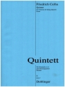 Quintett fr Klarinette in A, 2 Violinen, Viola und Violoncello Partitur