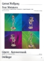 4 Miniatures fr Klarinette und Gitarre Partitur und Stimmen