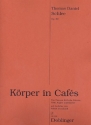 Krper in Cafs op.69 fr Gesang (hoch), Flte, Fagott und Klavier Partitur und Stimmen