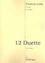 12 Duette fr 2 Violinen 2 Spielpartituren