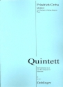 Quintett fr Klarinette in A, 2 Violinen, Viola und Violoncello Stimmen