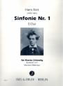 Sinfonie E-Dur Nr.1  fr Orchester fr Klavier