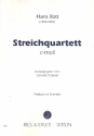 Streichquartett c-Moll Partitur und Stimmen 