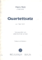 Quartettsatz C-Dur op.7 NoV70/71 fr Streichquartett Partitur und Stimmen