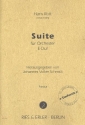 Suite E-Dur fr Orchester Partitur