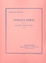 Sonata seria op.98  pour violon, violoncelle et piano parties
