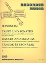 Dances and Sonatas for recorder (melody instrument) and Bc
