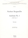 Sinfonie c-Moll Nr.1 op.2 fr Orchester Partitur (gebunden)
