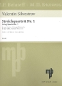 Streichquartett Nr.1 fr 2 Violinen, Viola und Violoncello Partitur und Stimmen