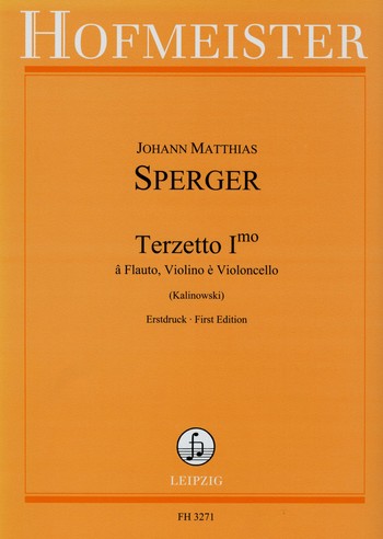 Terzett Nr.1 fr Flte, Violine und Violoncello Partitur und Stimmen