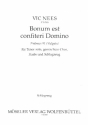 Bonum est confiteri Domino fr Tenor, gem Chor, Harfe und Schlagzeug Schlagzeug