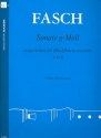 Sonate g-Moll fr 4 Blockflten (Ensemble) (AATB) Partitur und Stimmen