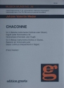 Chaconne fr 2 Violinen (Oboen), Fagott (Violoncello) und Cembalo (Orgel) Partitur und Stimmen