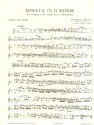 Sonate d-Moll fr Altblockflte und Klavier o(Cembalo) Altblockflte