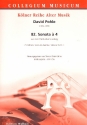 Sonata no.82 fr 2 Violinen, Viola da gamba, Violone und Bc Partitur und Stimmen