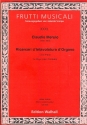 Ricercari d'Intavolatura d'Organo libro primo fr Orgel (Cembalo)