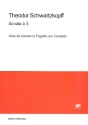 Sonata  3 fr Viola da gamba, Fagott und Cembalo (Bc nicht ausgesetzt) Partitur und Stimmen