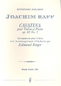 Cavatina op.85,3 fr Violine und Klavier fr Violine und Orchester,  Studienpartitur Singer, Edmund, Arr.