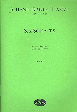 6 Sonaten fr Viola da gamba und Bc
