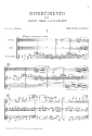 Divertimento fr Flte, Oboe und Klarinette Partitur