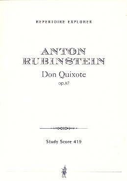 Don Quixote op.87 Musikalisches Charakterbild fr Orchester Studienpartitur