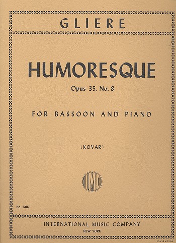 Humoresque op.35,8 for bassoon and piano