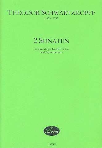 2 Sonaten fr Viola da gamba (Violine) und Bc