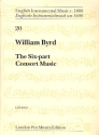 The 6-part Consort Music score and parts 