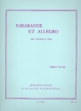 Sarabande et Allegro pour clarinette et piano