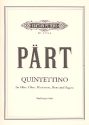 Quintettino fr Flte, Oboe, Klarinette, Horn und Fagott Studienpartitur