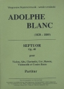Septett op.40  fr Violine, Viola, Violoncello, Kontrabass, Klarinette, Horn und Fagott Partitur