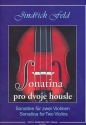 Sonatine fr 2 Violinen Stimmen