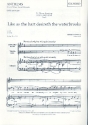 Like as the Hart desireth the Waterbrooks for mixed chorus and organ score