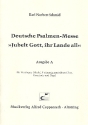 Deutsche Psamen-Messe Ausgabe A fr Vorsnger, gem Chor, Gemeinde und Orgel Partitur