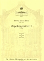Konzert G-Dur Nr.7 fr Orgel und Orchester Partitur