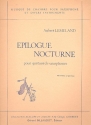 Epilogue Nocturne op.22 fr 4 Saxophone (SATBar) Partitur und Stimmen