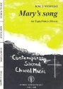 Mary's Song for female chorus a cappella score