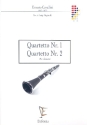 2 Quartette fr 4 Klarinetten (3 Klarinetten und Bassklarinette) Partitur und Stimmen