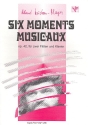6 Moments musicaux op.42 fr 2 Flten und Klavier Stimmen