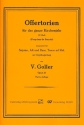 Offertorien op.33 Bd.4 fr Sopran, Alt, Bass (Tenor ad lib) und Orgelbegleitung Partitur (la)