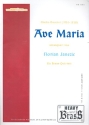 Ave Maria fr 2 Trompeten, Horn, Posaune und Tuba Partitur und Stimmen
