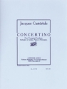 Concertino pour trompette, trombone, orchestre de cordes, piano et percussion pour trompette, trombone et piano parties