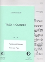 Trio op.135 fr Violine, Viola und Violoncello Partitur und Stimmen,  Archivkopie