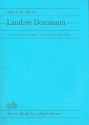 Laudate Dominum fr gem Chor und Orgel Partitur