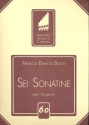 6 sonatine op.posth. per organo