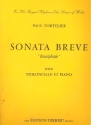 Sonata breve Bucphale pour violoncelle et piano