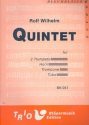 Quintett fr 2 Trompeten, Horn, Posaune und Tuba Partitur und Stimmen