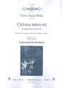 Christus natus est fr gem Chor, Streicher und Orgel (2 Hrner ad lib) Stimmensatz